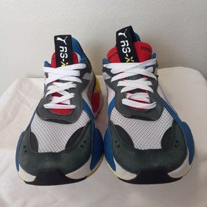 Puma RS-X Running System Sneakers Men's Size 9.5 Red, White, Blue, Yellow, & Blk